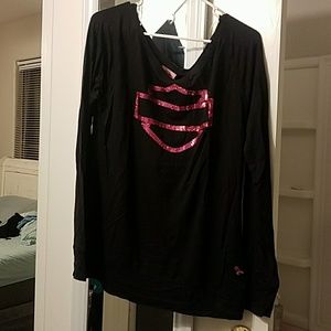 Gorgeous Harley Davidson breast cancer support lon